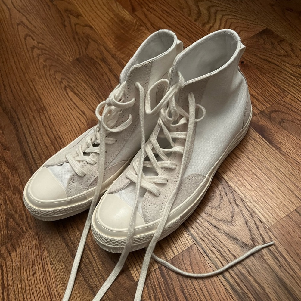 Converse cream high top